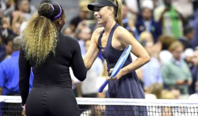 Serena Williams y María Sharapova. Serena Williams y María Sharapova.