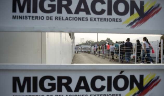 Migración en la frontera entre Colombia y Venezuela.