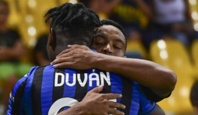 Duván Zapata y Luis Fernando Muriel en Atalanta