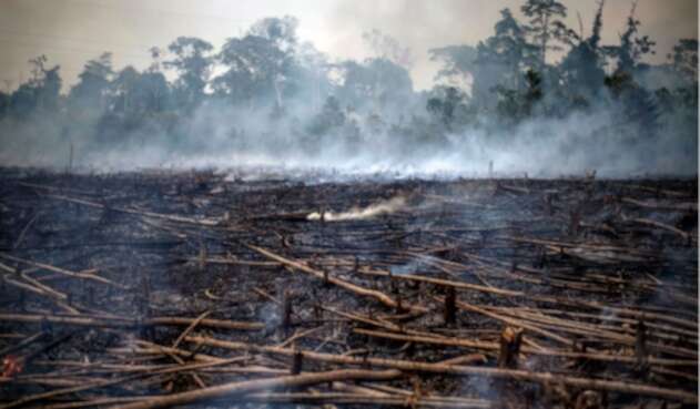 Incendio en la Amazonia, que comparten varios países.