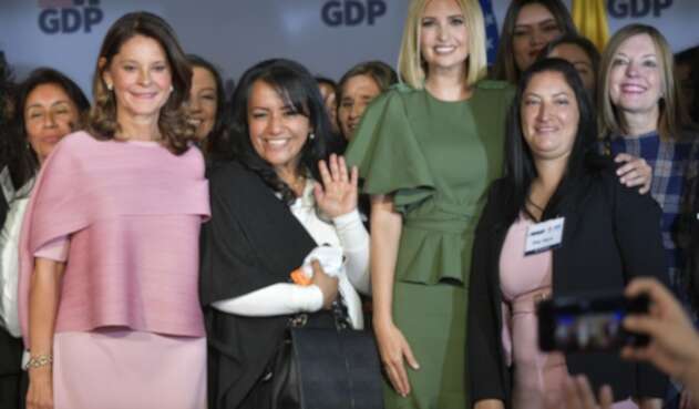 Ivanka Trump durante el lanzamiento del programa para mujeres emprendedoras.