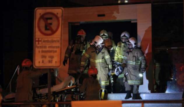 Incendio en hospital de Río de Janeiro