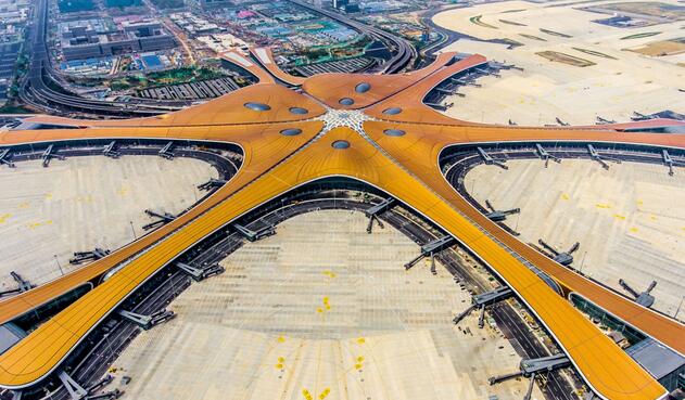Nuevo aeropuerto de Daxing en Pekín