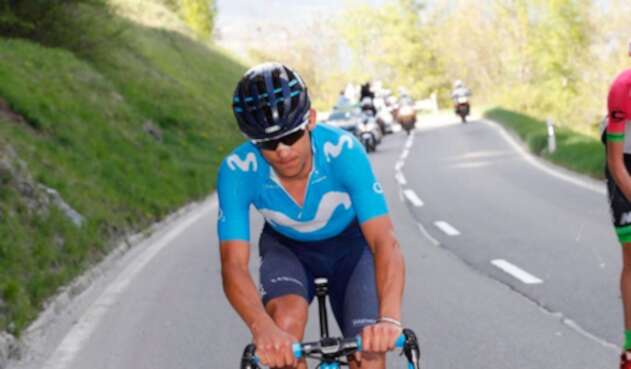 Andrey Amador con el Movistar Team Andrey Amador con el Movistar Team