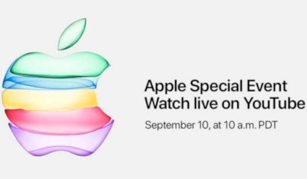 La imagen de Apple para anunciar la llegada de un nuevo celular