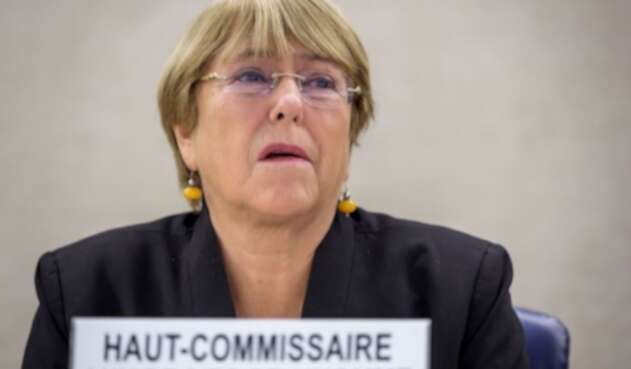 Michelle Bachelet, alta comisionada de DDHH de la ONU
