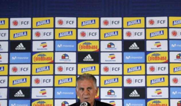 Carlos Queiroz, DT de la Selección Colombia. Carlos Queiroz, DT de la Selección Colombia.