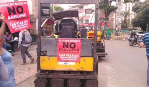La movilidad está reducida en varias vías de la ciudad por el proyecto.