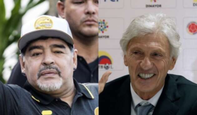 Diego Maradona y José Pékerman