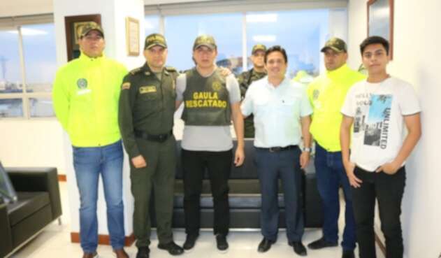 Benito Eduardo Valerezo, ciudadano ecuatoriano rescatado