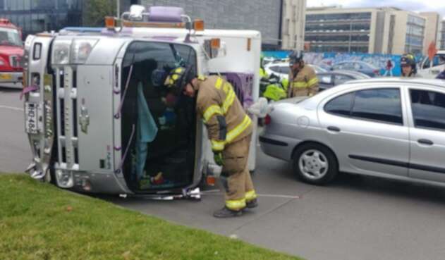 Accidente de tránsito en Bogotá