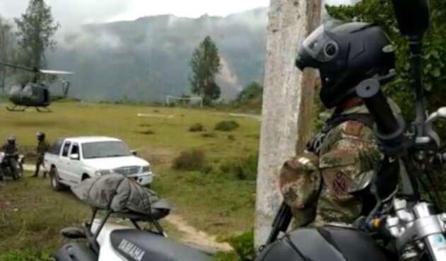 Ejército hace presencia en Toledo, Antioquia