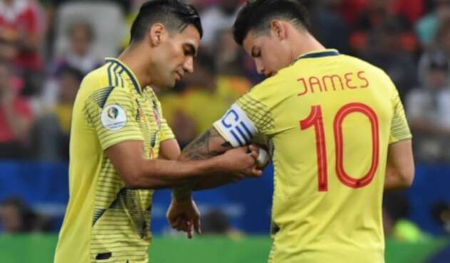 Falcao y James Falcao y James