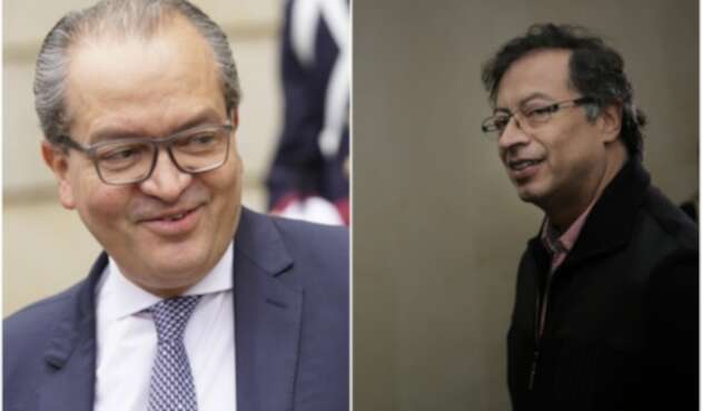 Fernando Carrillo y Gustavo Petro, procurador y senador, respectivamente Fernando Carrillo y Gustavo Petro, procurador y senador, respectivamente