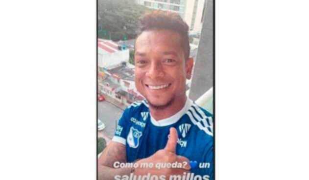 Fredy Guarín con la camiseta de Millonarios Fredy Guarín con la camiseta de Millonarios