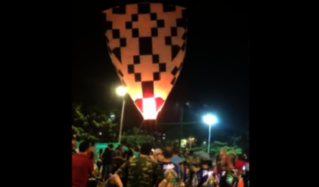 Globo se salió de control en el sur del Valle de Aburrá.