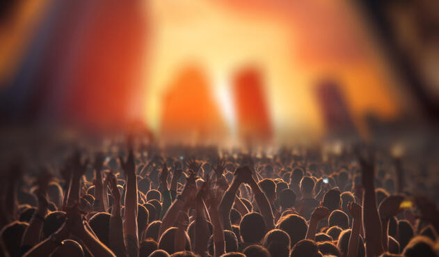 Personas en concierto - Eventos musicales
