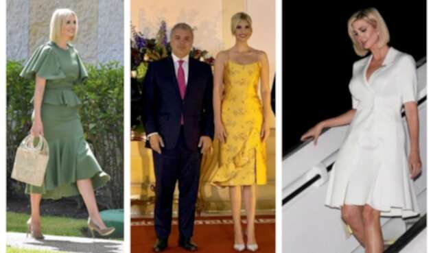 Así vistió Ivanka Trump en Colombia