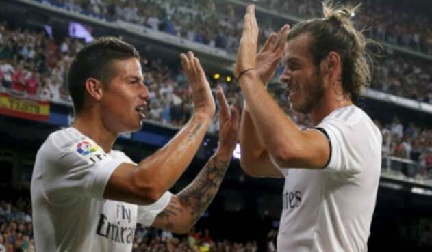 James Rodríguez y Gareth Bale