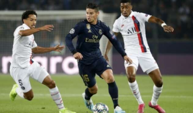 James Rodríguez, Real Madrid ante PSG
