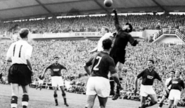 Lev Yashin, arquero de la Unión Soviética
