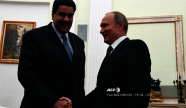 Nicolás Maduro con Vladimir Putin