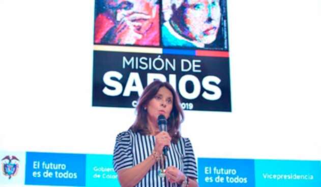 Marta Lucía Ramírez, vicepresidenta de la República, en la Segunda Cumbre de la Misión Internacional de Sabios desarrollada en Cartagena