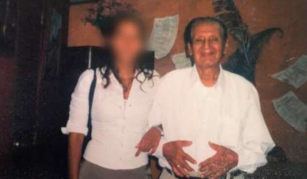 Merlín Jeimy Muñoz y su esposo fallecido