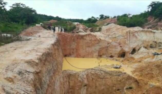 Se incrementa la minería ilegal en Córdoba.