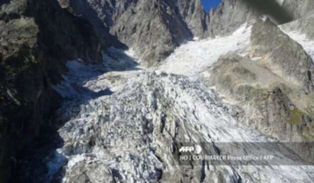 Glaciar Planpincieux, en el Valle de Aosta, el lado italiano del Mont Blanc