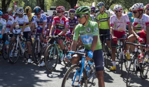 Nairo Quintana en la Vuelta a España 2019