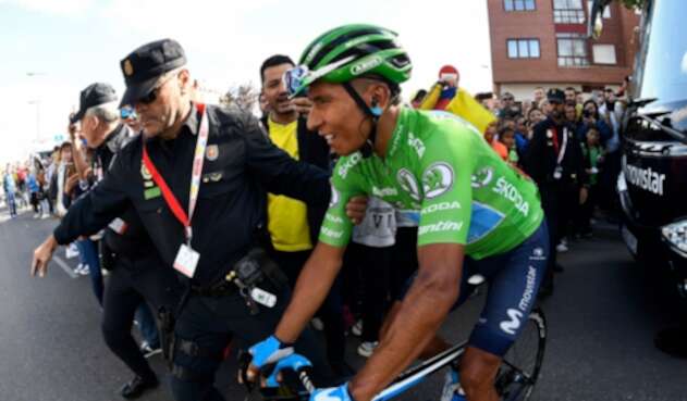 Nairo Quintana, ciclista colombiano al servicio de Movistar Team Nairo Quintana, ciclista colombiano al servicio de Movistar Team