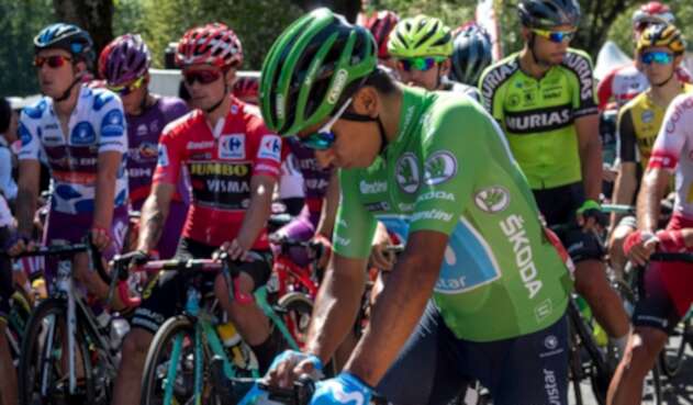 Nairo Quintana, ciclista colombiano al servicio de Movistar Team Nairo Quintana, ciclista colombiano al servicio de Movistar Team