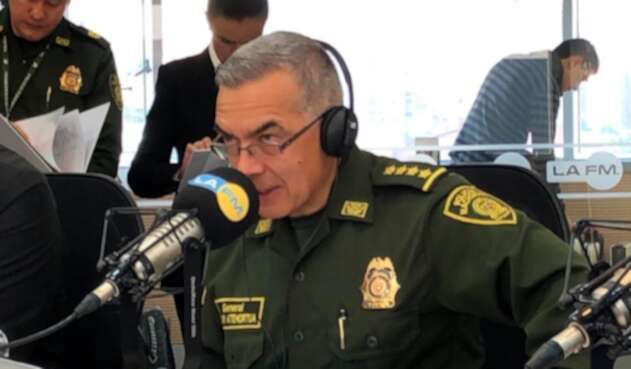 El general Óscar Atehortua, director de la Policía Nacional