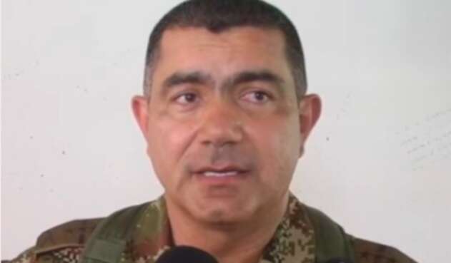 El general Oswaldo Peña, saliente director del Departamento Conjunto de Inteligencia y Contrainteligencia de las Fuerzas Militares