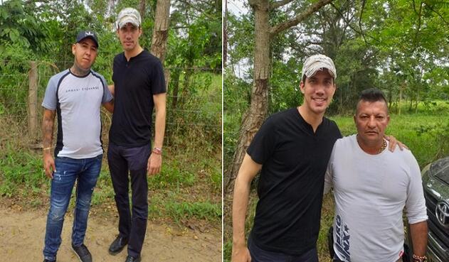 Guaidó con comandantes de los Rastrojos