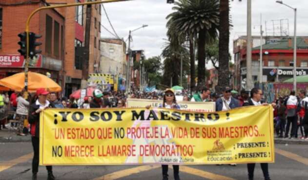 Marcha de maestros Marcha de maestros