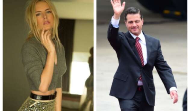 Enrique Peña Nieto y Tania Ruíz