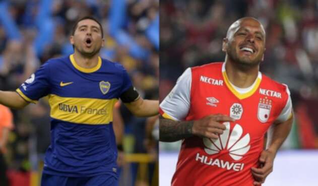 Riquelme y Omar Pérez jugaron juntos en Boca Riquelme y Omar Pérez