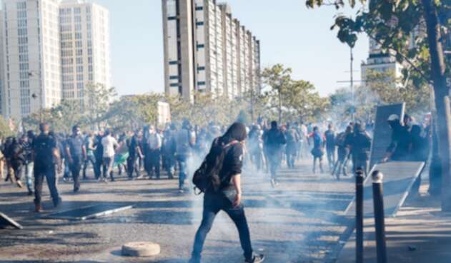 Protestas en Paris