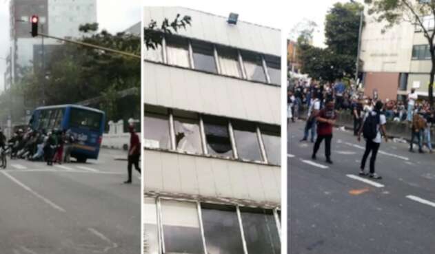 Protestas en cinco universidades de Bogotá