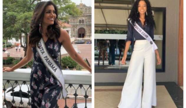 Miss Panamá y Miss República Dominicana