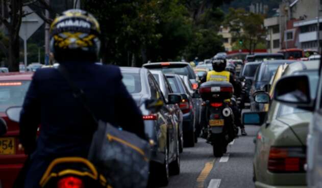 Trancón en Bogotá movilidad en Bogotá