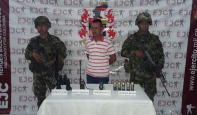 Capturado alias 'Tulio', disidente de las Farc responsable de atentado en Arauca
