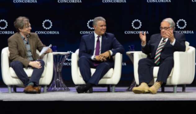 Presidente Duque en conversatorio en Nueva York