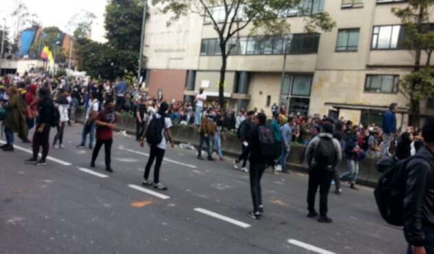 Protestas en la Universidad Distrital