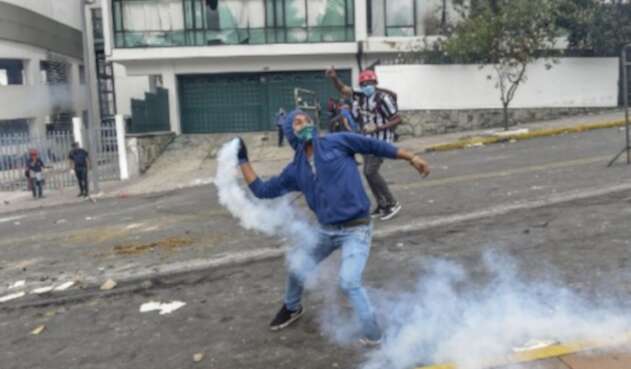 Protestas ecuador vandalismo