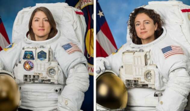 Jessica Meir y Christina Koch