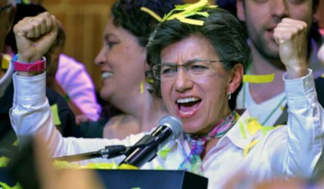 Claudia López, nueva alcaldesa de Bogotá.