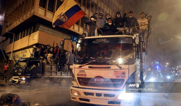 Protestas en Ecuador